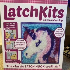 Unicorn Latch Hook Rug Kit